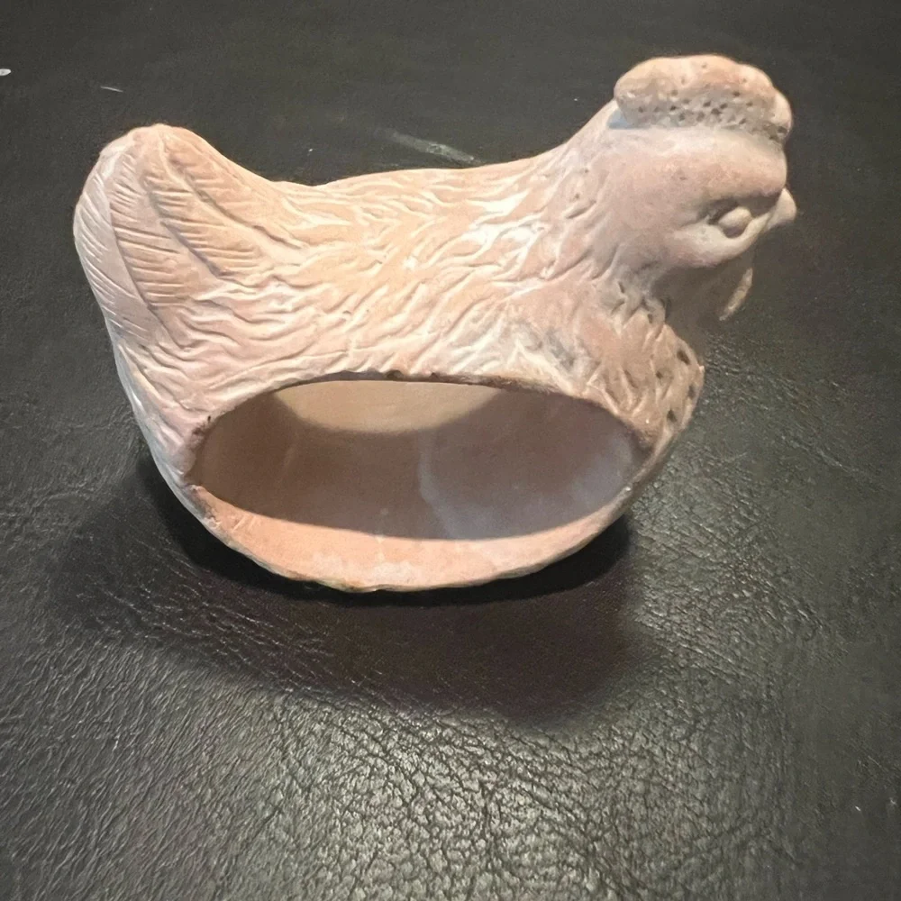 Terra Cotta‎ Animal Napkin Rings Set of 6 Farm Woodland Animals
